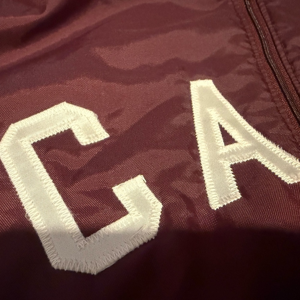 Cape Soccer Vintage 1987 Nylon School Jacket- Men's XXL (XL)- DeLong. - Picture 4 of 5